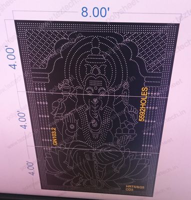GN103.2 GANESHJI 3 PARTS 12X8 FEET 5582 HOLES