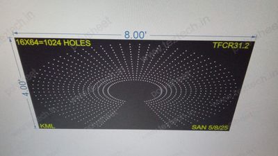 TFCR31.2 TFCR 1 PART 4X8 FEET 1024 HOLES