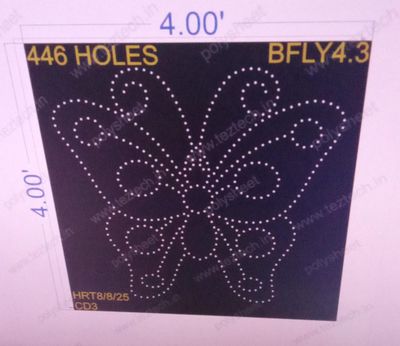 BFLY4.3  BUTTERFLY 4X4  446 HOLES