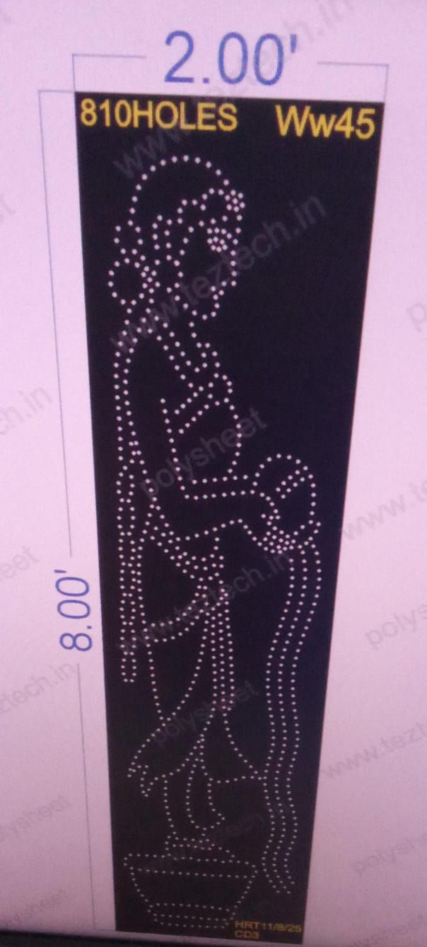 WW45  WOMEN WITH WATER  8X2  FEET 810 HOLES