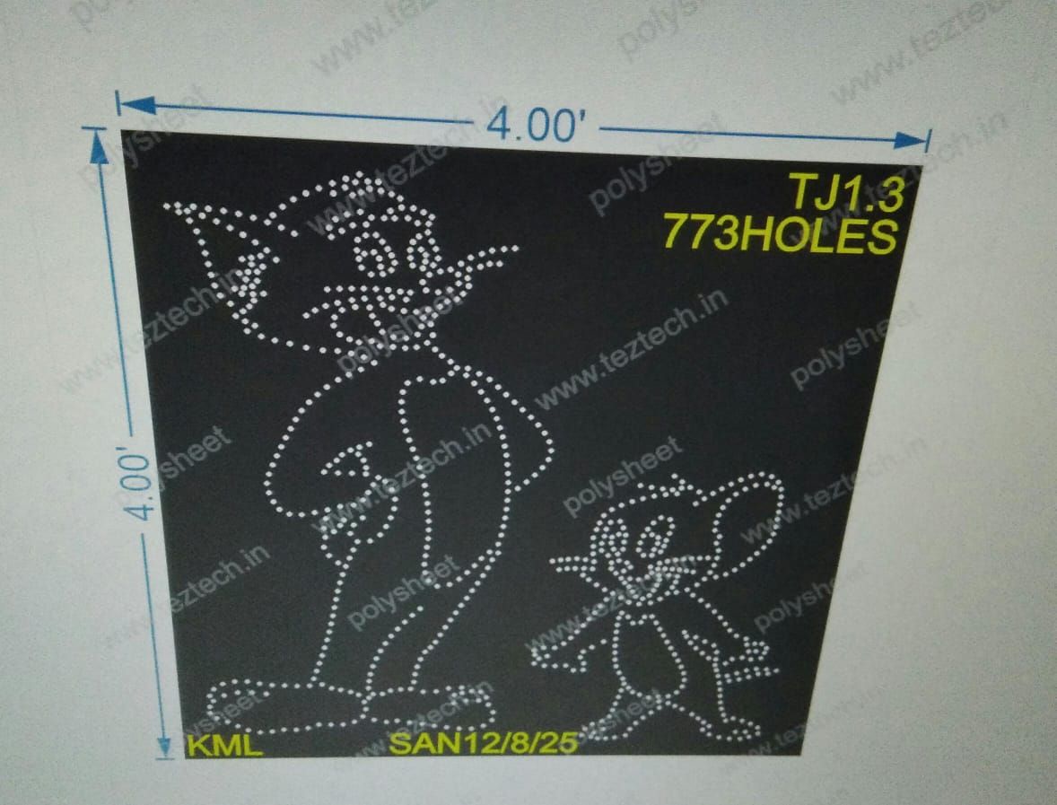 TJ1.3 TOM AND JERRY 1 PART 4X4 FEET 773 HOLES