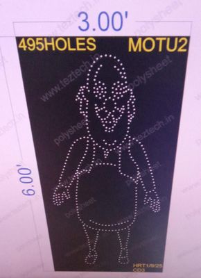 MOTU2  MOTU 6X3 FEET 495 HOLES
