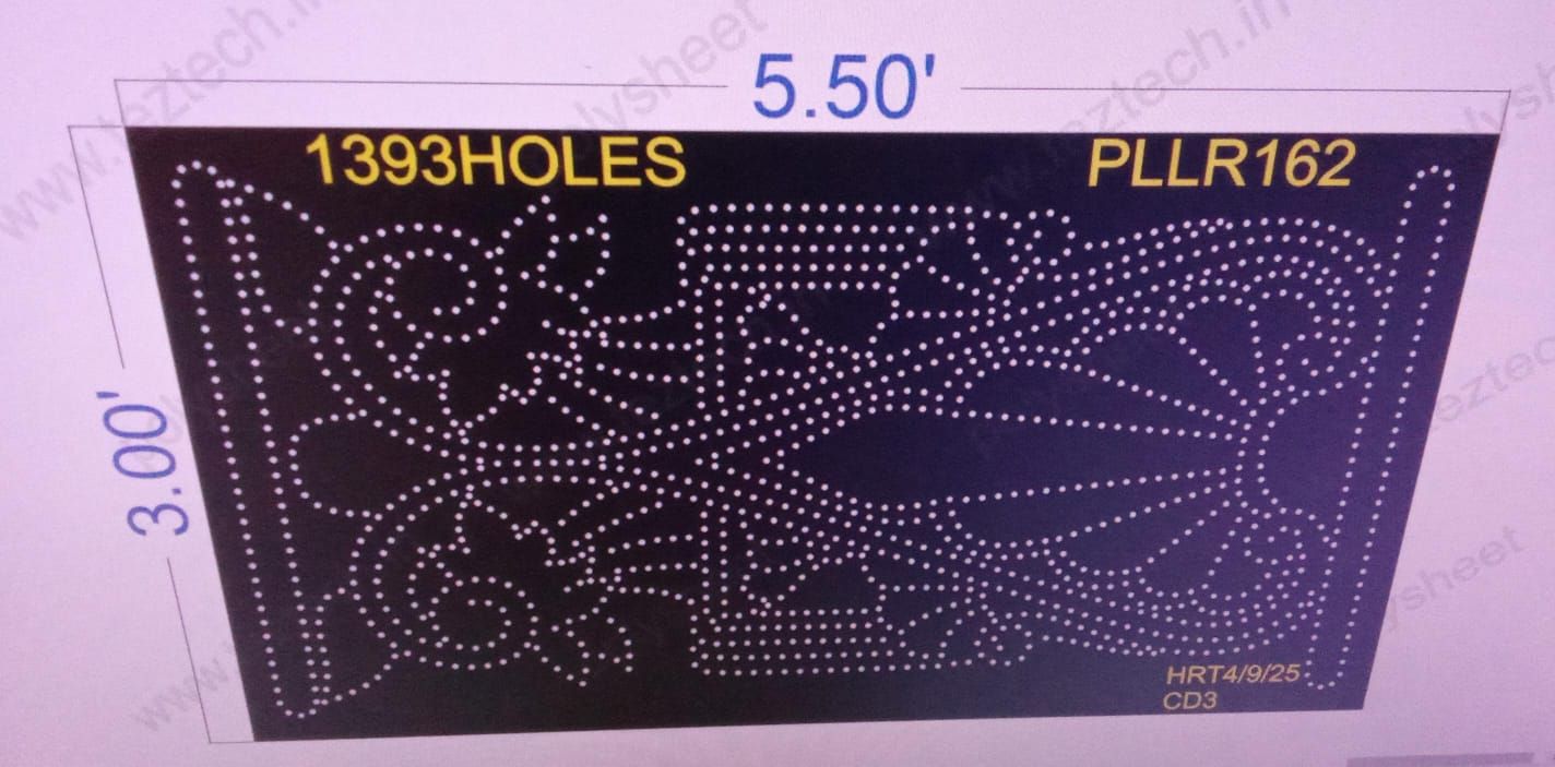 PLLR162  PILLER 1 PART 3X5.5  FEET 1393  HOLES