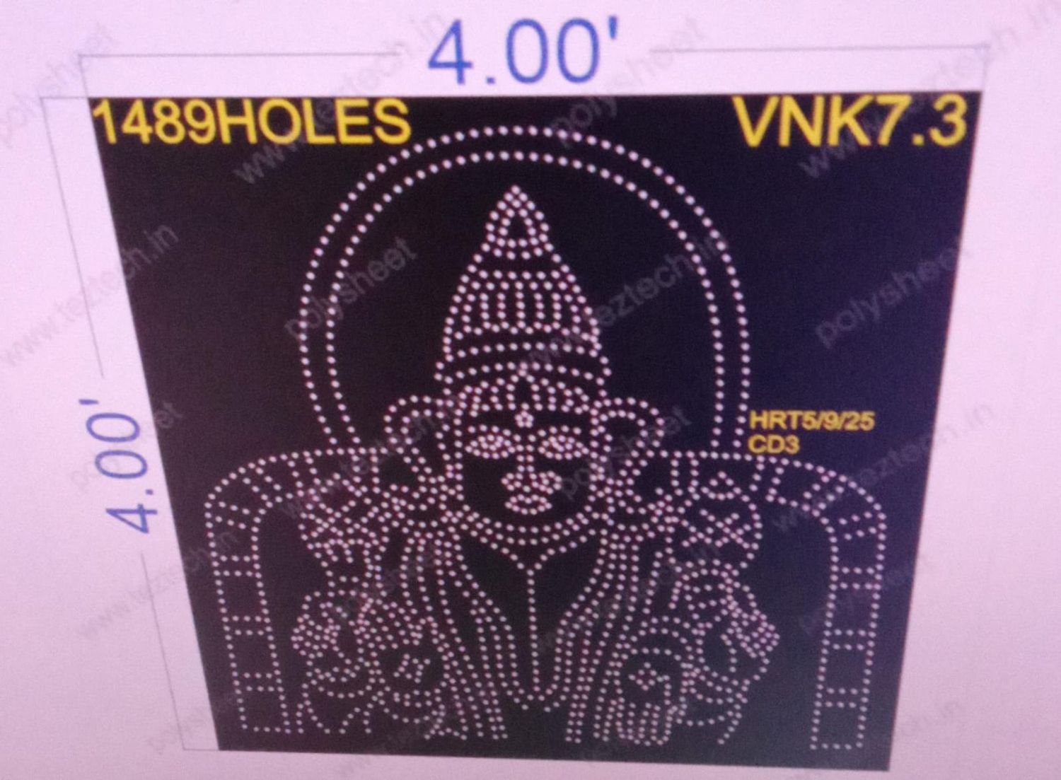 VNK7.3 VENKATESWARA  4X4  FEET 1489HOLES
