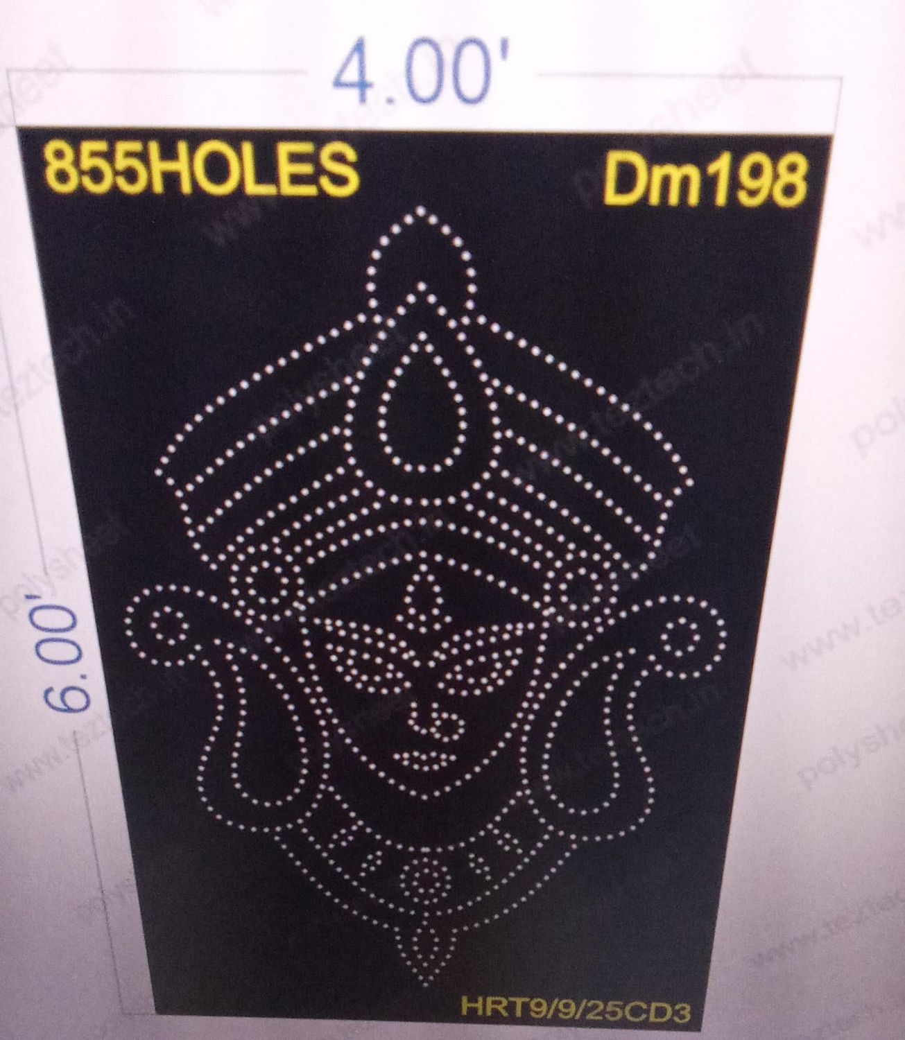 DM198  DEVI MATA  AMBABAI 6X4  FEET 855  HOLES