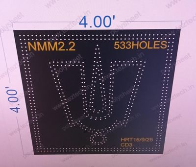 NMM2.2  NAMAM 4X4 FEET 533 HOLES