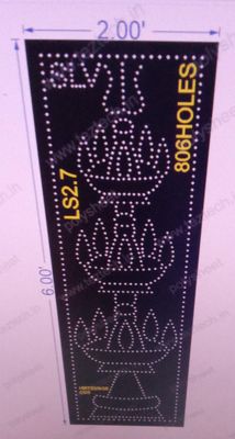 LS2.7 LAMP STAND 6X2 FEET 806HOLES