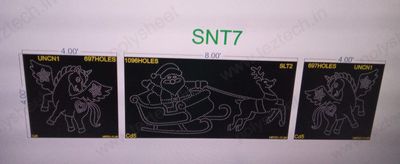 SNT7 SANTA CLAUS WITH UNCN 4X16 FT 2492 HOLES