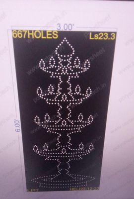 LS23.3 LAMP STAND  1 PART 6X3 FEET 667 HOLES