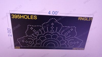 RNGL31 RANGOLI 1 PART 2X4 FEET 395 HOLES