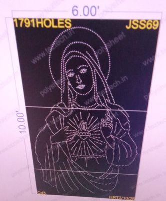 JSS69  JESUS 10X6 FEET 1791 HOLES (3PARTS)
