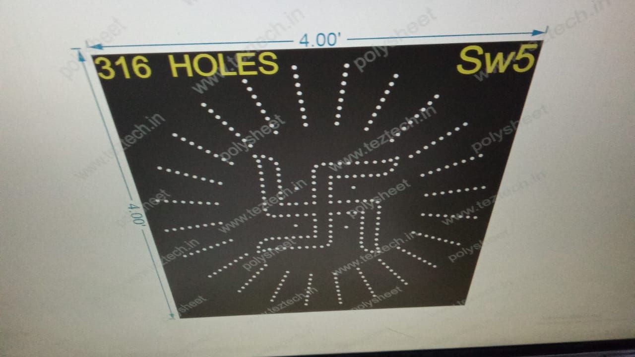 SW5 SWASTIK 4X4FT 316HOLES