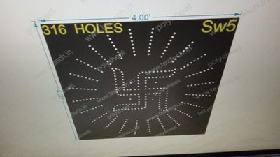 SW5 SWASTIK 4X4FT 316HOLES