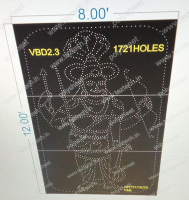 VBD2.3VEERBHADRESHWARA 12X8 FEET 1721HOLES