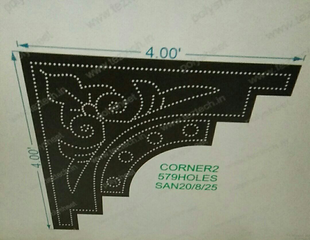 CORNER2 CORNER 1 PART 4X4 FEET 579 HOLES