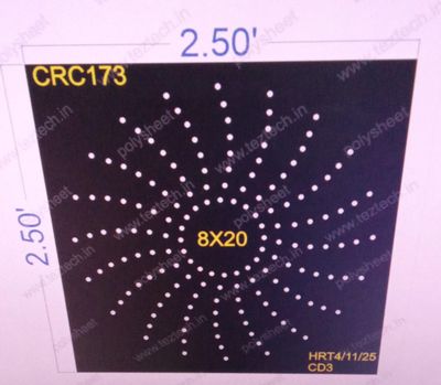 CRC173	2.5X2.5  FEET 8X20 HOLES  160 HOLES