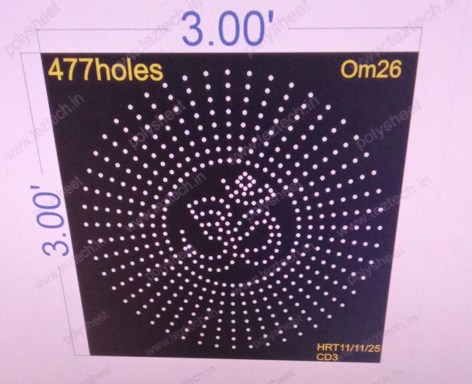 OM26 OM 3X3 FEET 477