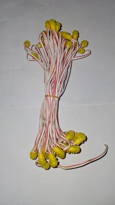 (SCP61) 9MM 12V 7 INCH SMD SERIES YELLOW  (COPPER WIRE)