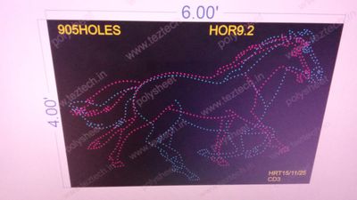 HOR9.2 HORSE 1 PART 4X6 FEET 905 HOLES