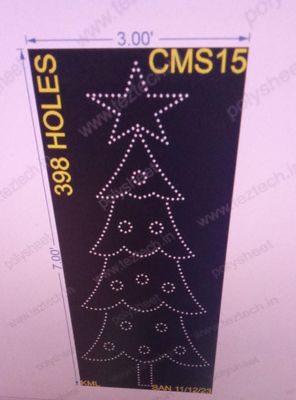 CMS15 Christmas Tree 7X3FEET 398HOLES