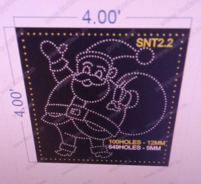 SNT2.2  SANTA 4X4FT 749 HOLES