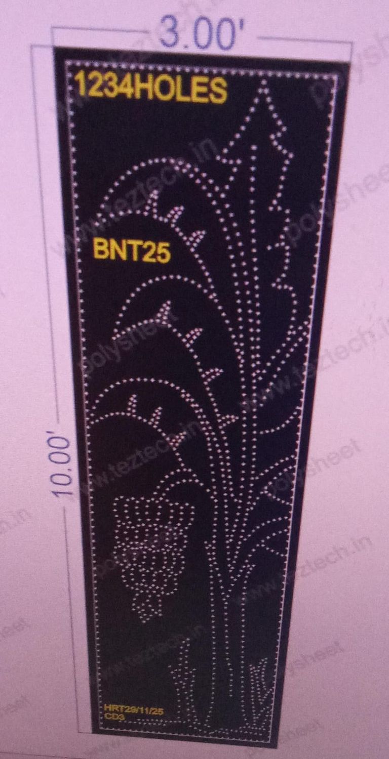 BNT25  BANANA TREE 10X3 FEET 1234  HOLES