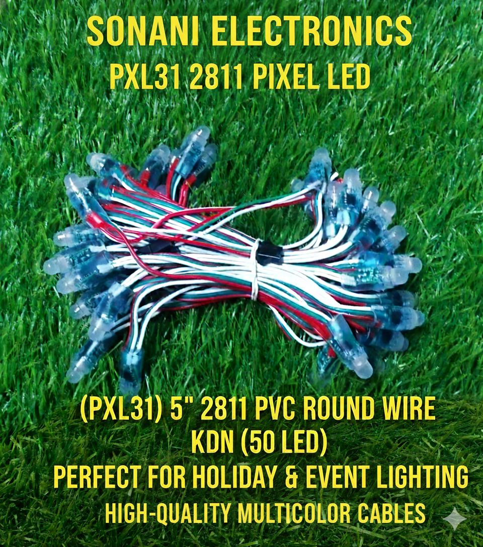 (PXL31) 5" 2811 PVC ROUND WIRE KDN ( 50 LED )