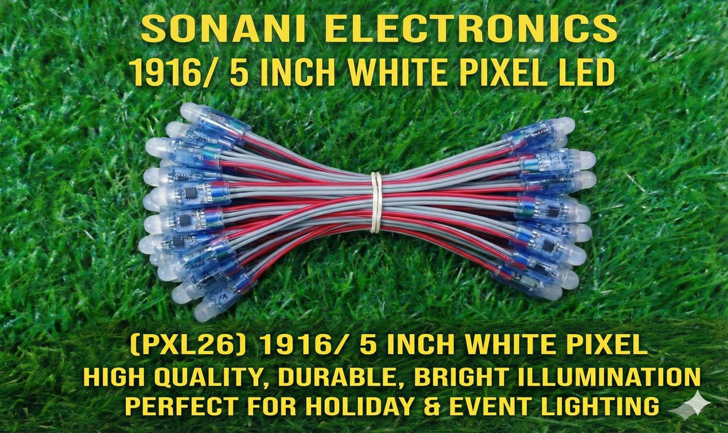 (PXL26) 1916/ 5 INCH WHITE PIXEL