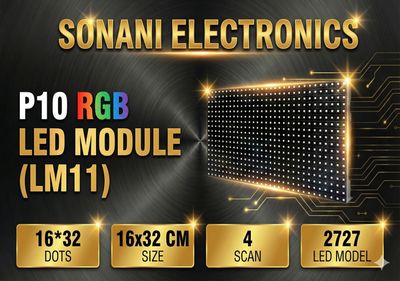(LM11) P10 RGB 16x32 LED , 16X32 CM (MODEL 2727 )