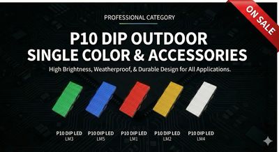 P10 DIP SINGLE COLOR