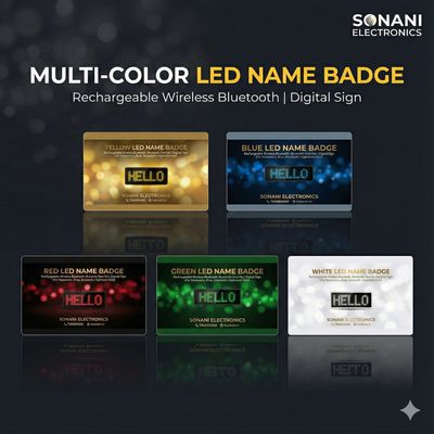 LED NAME BADGE