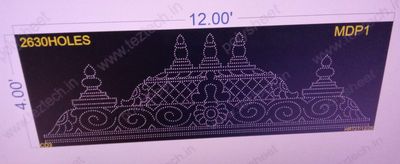 MDP1 MANDAP DESIGN  4X12  FEET 2630 HOLES