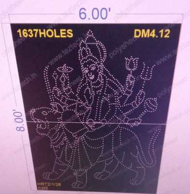 DM4.12  DEVI MATA 2 PARTS 8X6  FEET 1637 HOLES