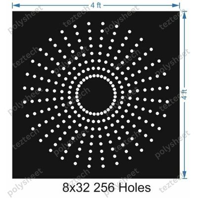 CRC30	4X4 FEET 8X32 HOLES CIRCLE POLYSHEET