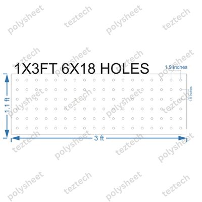 SCR3 1X3 FEET 6X18 HOLES SCREEN TOTAL HOLES=108