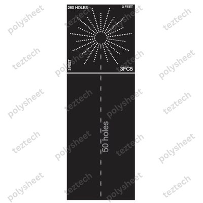 3FC5 TOP CIRCLE CRACKER TREE POLY SHEET WITH HOLES
