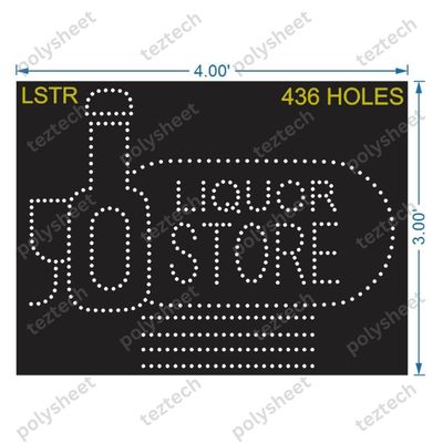 LSTR LIQUOR STORE  3X4 FEET  436 HOLES