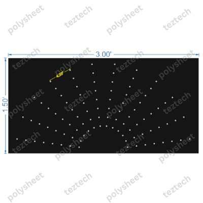 HCR1 1.5X3 FEET 8X12 HOLES HALF CIRCLE TOTAL HOLES=96