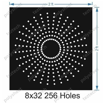 CRC68	2X2 FEET 8X32 HOLES CIRCLE POLYSHEET