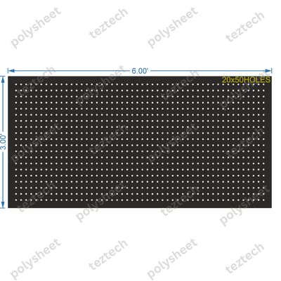 SCR153 3X6 FEET 20X50 HOLES SCREEN TOTAL HOLES=1000