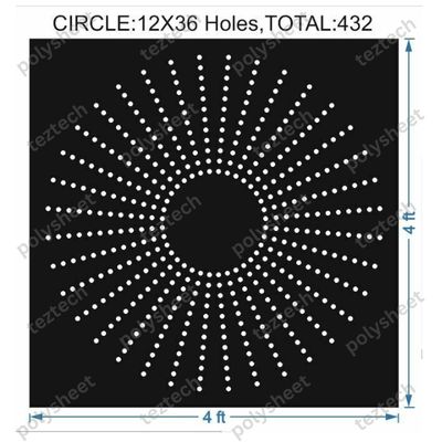 CRC24	4X4 FEET 12X36 HOLES CIRCLE POLYSHEET