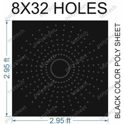 CRC54	3X3 FEET 8X32 HOLES CIRCLE POLYSHEET