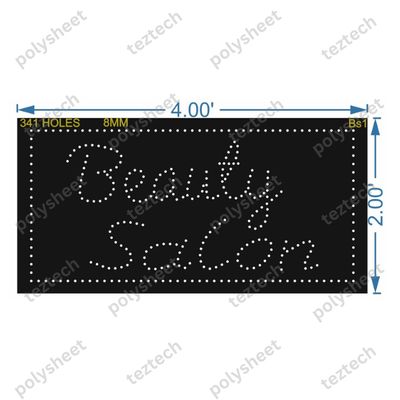 BS1	BEAUTY SALON 2X4 FEET  341 HOLES