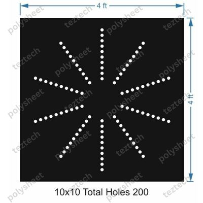 CRC31	4X4 FEET 10X10 HOLES CIRCLE POLYSHEET