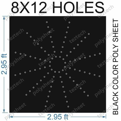 CRC48	3X3 FEET 8X12 HOLES CIRCLE POLYSHEET