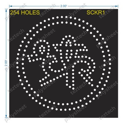 SCKR1 SHREE CHAKRADHAR 2X2FEET 254 HOLES