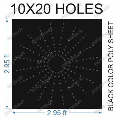 CRC52	3X3 FEET 10X20 HOLES CIRCLE POLYSHEET