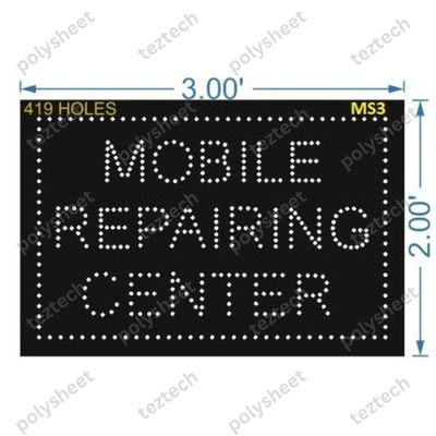 MS3 MOBILE 2X3FEET 419 HOLES