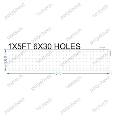 SCR5 1X5 FEET 6X30 HOLES SCREEN TOTAL HOLES=180