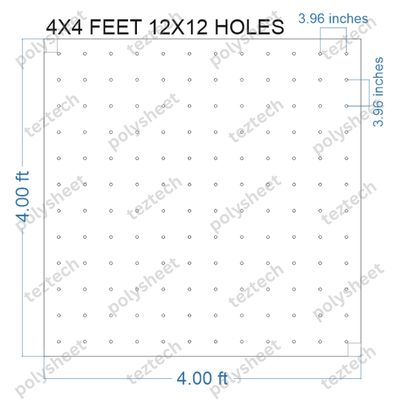 SCR180 4X4 FEET 12X12 HOLES SCREEN TOTAL HOLES=144